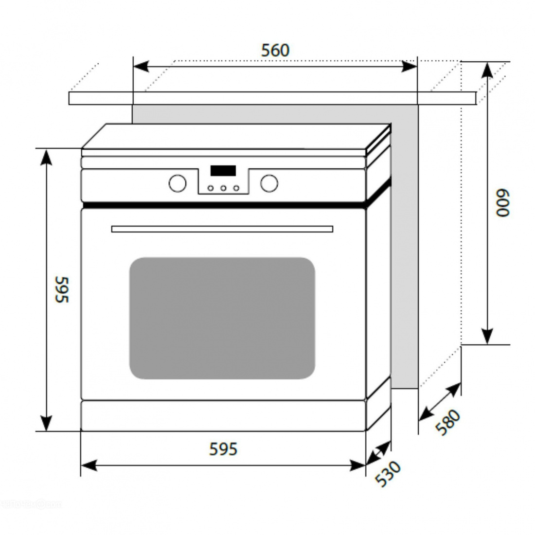 Духовой шкаф electrolux eob3430cok